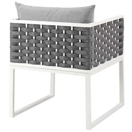 Modway EEI-3053 Stance Outdoor Patio Aluminum Dining Armchair - Plaza Home Decor