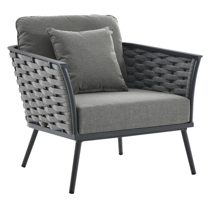 Modway EEI-3054 Stance Outdoor Patio Aluminum Armchair - Plaza Home Decor