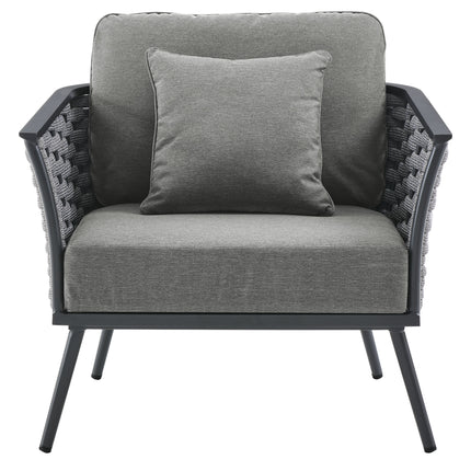 Modway EEI-3054 Stance Outdoor Patio Aluminum Armchair - Plaza Home Decor