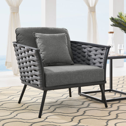 Modway EEI-3054 Stance Outdoor Patio Aluminum Armchair - Plaza Home Decor