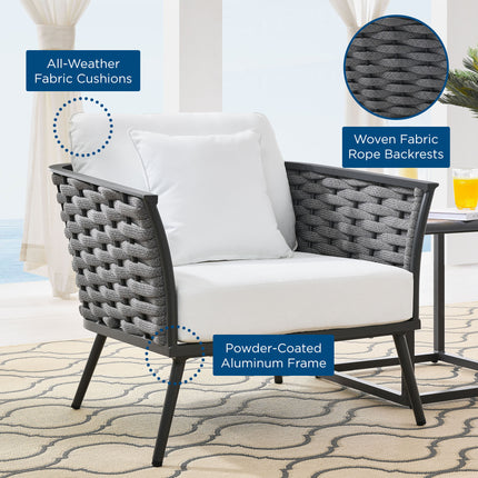 Modway EEI-3054 Stance Outdoor Patio Aluminum Armchair - Plaza Home Decor