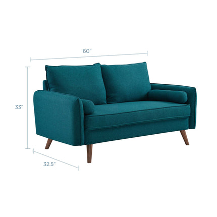 Modway EEI-3091 Revive Upholstered Fabric Loveseat Modway