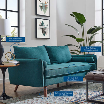 Modway EEI-3092 Revive Upholstered Fabric Sofa Modway