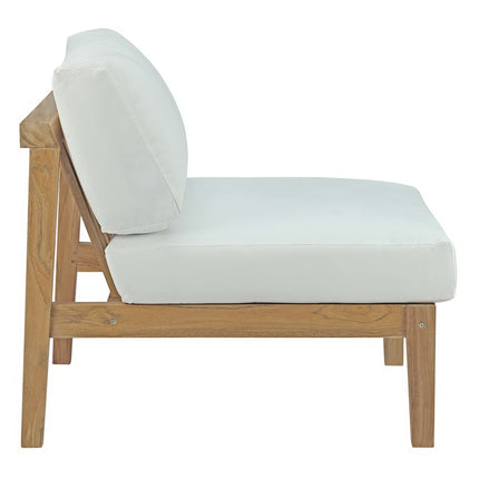 Modway EEI-3107 Bayport 4 Piece Outdoor Patio Teak Set Modway