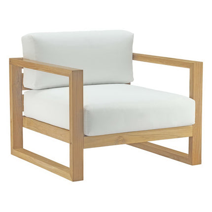 Modway EEI-3115 Upland 5 Piece Outdoor Patio Teak Set Modway