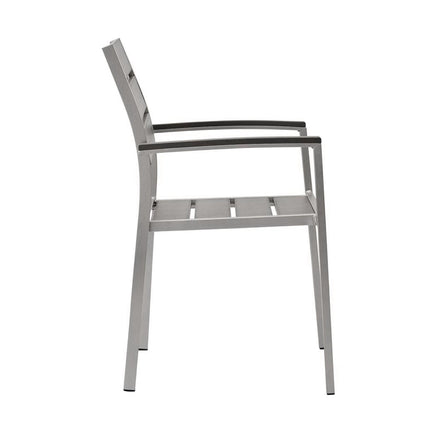 Modway EEI-3130 Shore Outdoor Patio Aluminum Dining Armchair Modway