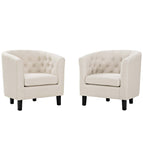 Beige / Upholstered Fabric