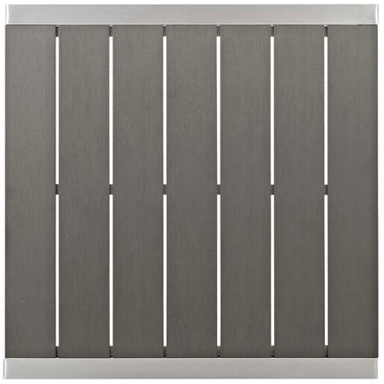 Modway EEI-3157 Shore 3 Piece Outdoor Patio Aluminum Pub Set Modway