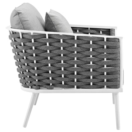 Modway EEI-3162 Stance Outdoor Patio Aluminum Armchair Set of 2 - Plaza Home Decor