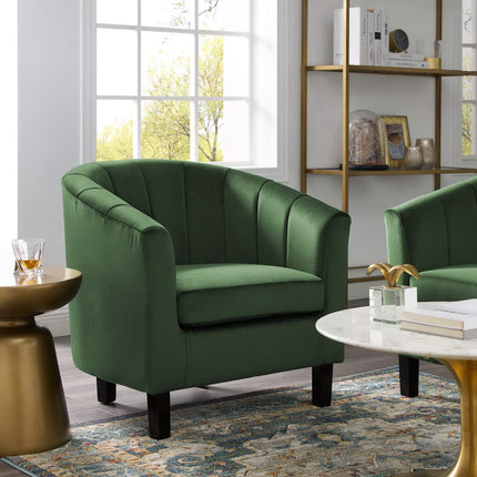Modway EEI-3188 Prospect Channel Tufted Performance Velvet Armchair Modway