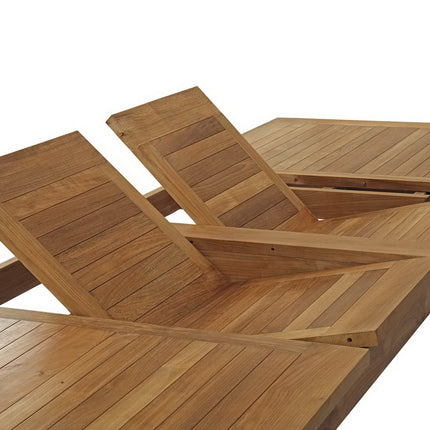 Modway EEI-3282 Marina 11 Piece Outdoor Patio Teak Dining Set Modway