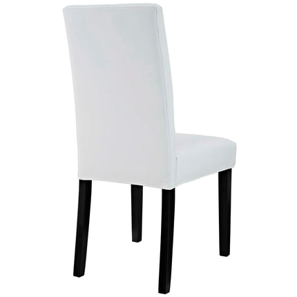 Modway EEI-3323 Confer Vinyl Dining Side Chair Set of 2 Modway