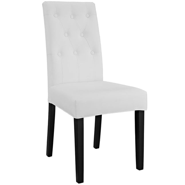Modway EEI-3324 Confer Vinyl Dining Side Chair Set of 4 Modway
