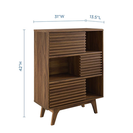 Modway EEI-3343 Render Three-Tier Display Storage Cabinet Stand Modway