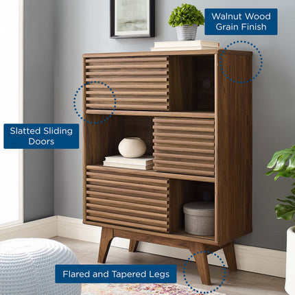 Modway EEI-3343 Render Three-Tier Display Storage Cabinet Stand Modway