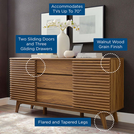 Modway EEI-3344 Render 63" Sideboard Buffet Table or TV Stand Modway