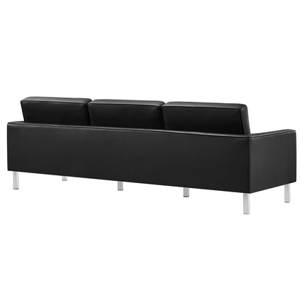 Modway EEI-4106 Loft 2-Piece Tufted Vegan Leather Furniture Set Modway