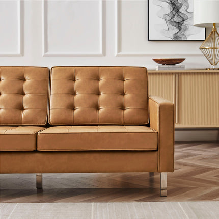 Modway EEI-3385 Loft Tufted Vegan Leather Sofa Modway