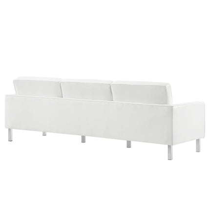 Modway EEI-4106 Loft 2-Piece Tufted Vegan Leather Furniture Set Modway