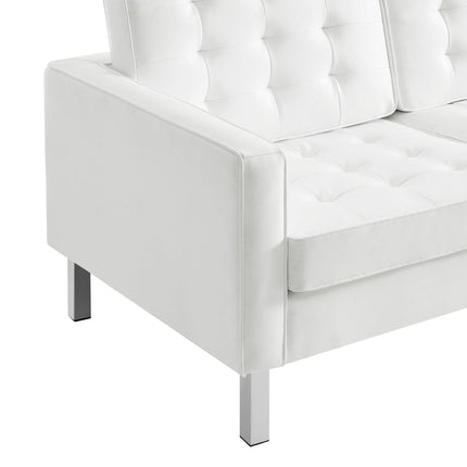 Modway EEI-3385 Loft Tufted Vegan Leather Sofa Modway