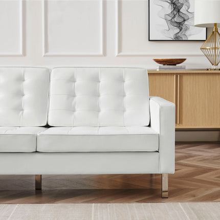 Modway EEI-3385 Loft Tufted Vegan Leather Sofa Modway