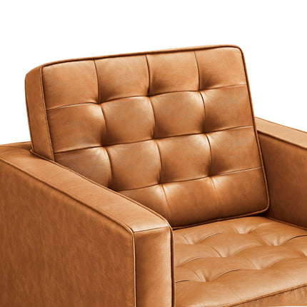 Modway EEI-3391 Loft Tufted Vegan Leather Armchair Modway