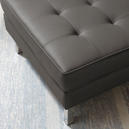 Modway EEI-3394 Loft Tufted Vegan Leather Ottoman Modway