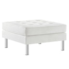 Silver White / Vegan Leather