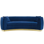 Navy / Performance Velvet