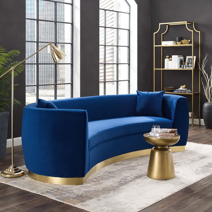 Modway EEI-3408 Resolute Curved Performance Velvet Sofa Modway