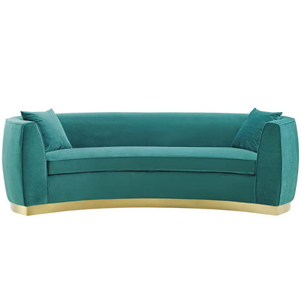 Modway EEI-3408 Resolute Curved Performance Velvet Sofa Modway