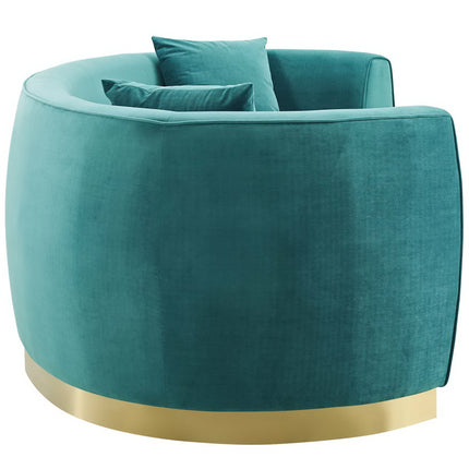 Modway EEI-3408 Resolute Curved Performance Velvet Sofa Modway