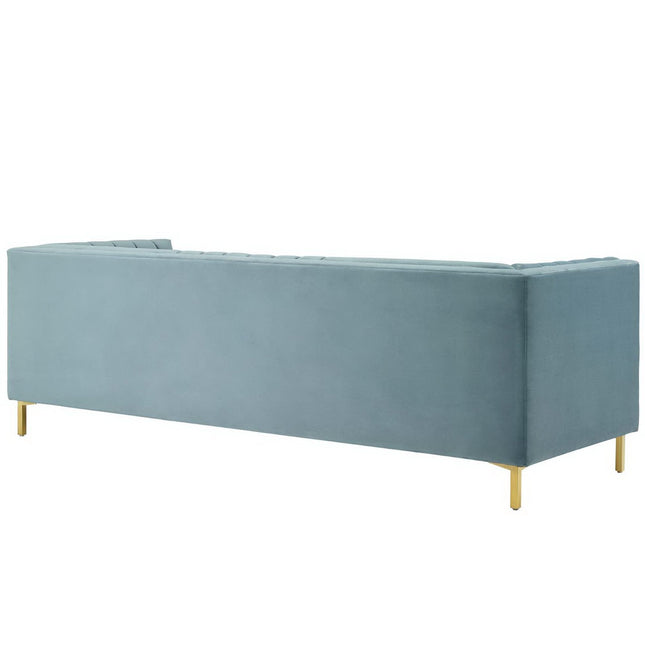 Modway EEI-3454 Ingenuity Channel Tufted Performance Velvet Sofa Modway