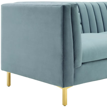 Modway EEI-3454 Ingenuity Channel Tufted Performance Velvet Sofa Modway