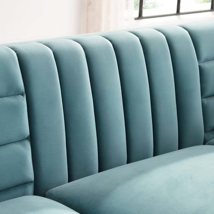 Modway EEI-3454 Ingenuity Channel Tufted Performance Velvet Sofa Modway