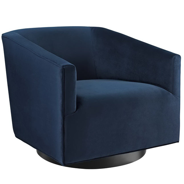 Modway EEI-3456 Twist Accent Lounge Performance Velvet Swivel Chair Modway