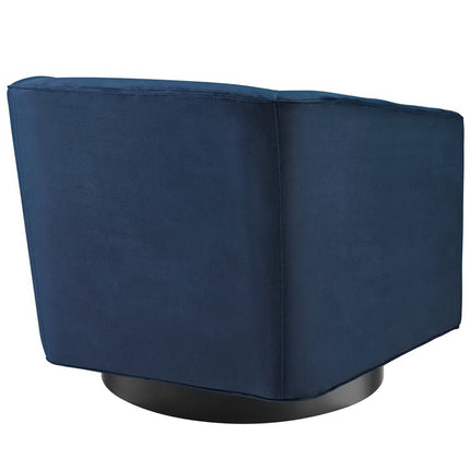 Modway EEI-3456 Twist Accent Lounge Performance Velvet Swivel Chair Modway