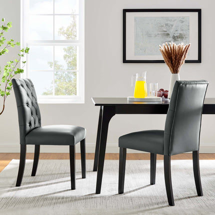 Modway EEI-3472 Duchess Vinyl Dining Chair Set of 2 Modway