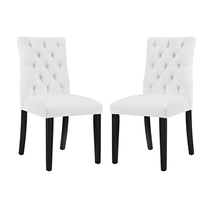 Modway EEI-3472 Duchess Vinyl Dining Chair Set of 2 Modway