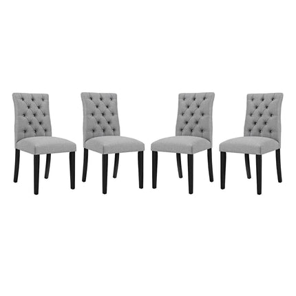 Modway EEI-3475 Duchess Fabric Dining Chair Set of 4 Modway