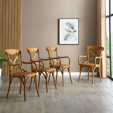 Modway EEI-3480 Gear Dining Armchair Set of 4 Modway