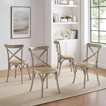 Modway EEI-3482 Gear Dining Side Chair Set of 4 Modway