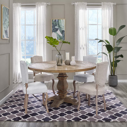 Modway EEI-3495 Column 71" Round Pine Wood Dining Table Modway