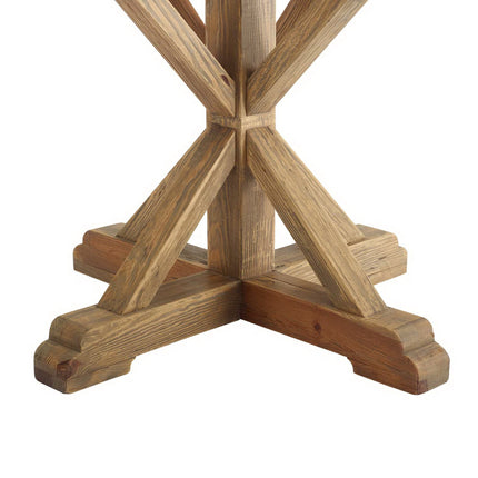 Modway EEI-3496 Stitch 71" Round Pine Wood Dining Table - Plaza Home Decor
