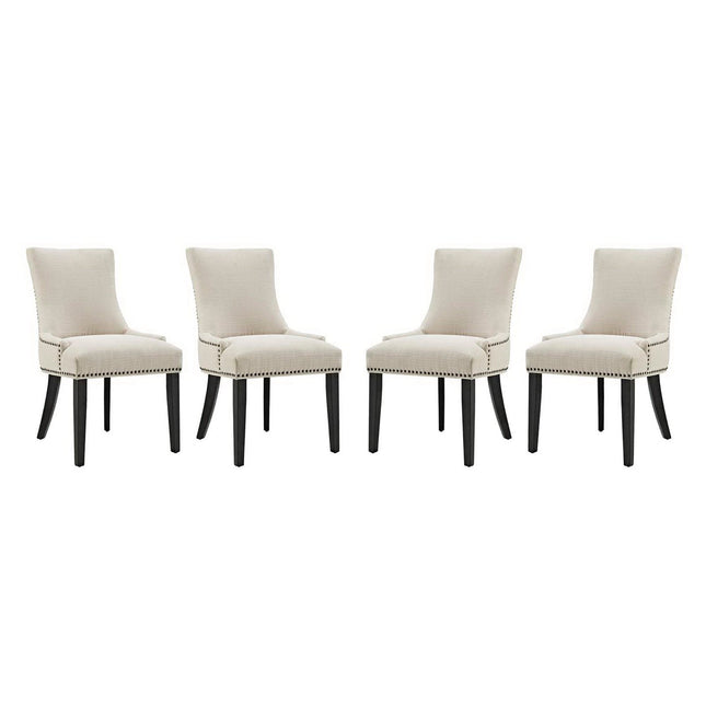 Modway EEI-3497 Marquis Fabric Dining Chair Set of 4 Modway