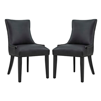 Modway EEI-3498 Marquis Faux Leather Dining Chair Set of 2 Modway