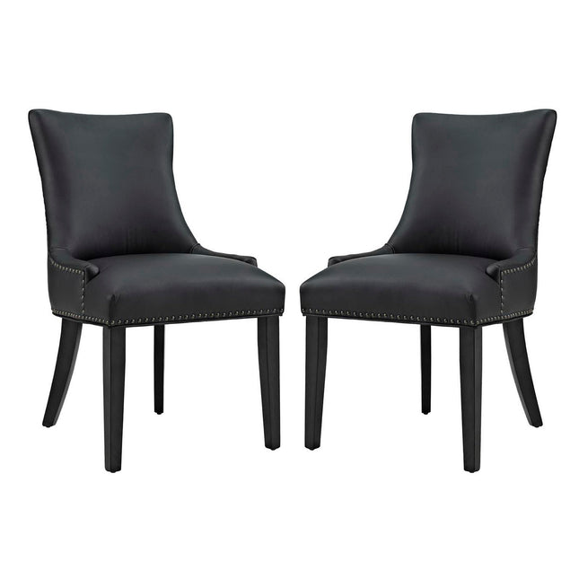 Modway EEI-3498 Marquis Faux Leather Dining Chair Set of 2 Modway