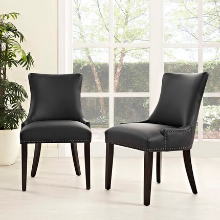 Modway EEI-3498 Marquis Faux Leather Dining Chair Set of 2 Modway