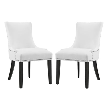 Modway EEI-3498 Marquis Faux Leather Dining Chair Set of 2 Modway