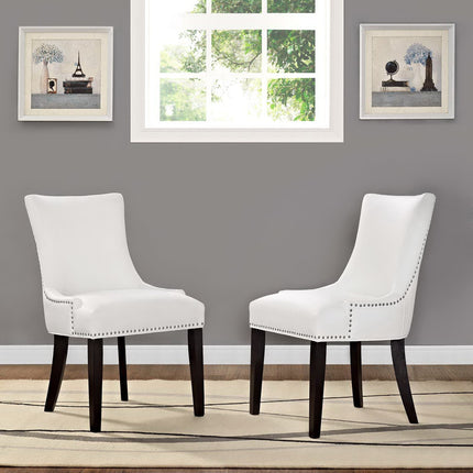Modway EEI-3498 Marquis Faux Leather Dining Chair Set of 2 Modway